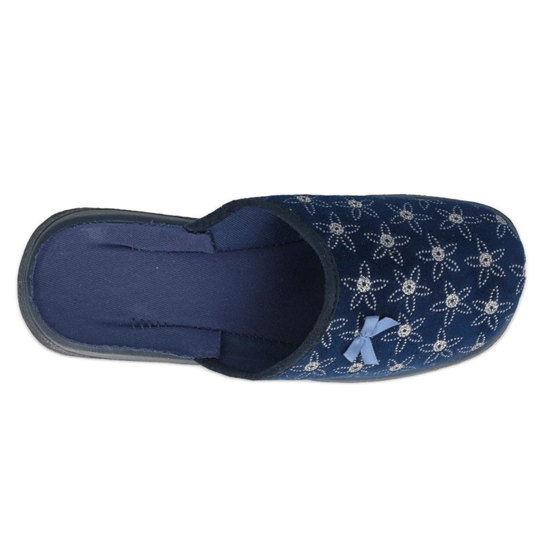 Chaussures femme Befado pu 019D126 bleu marin argent 2