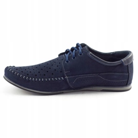 KOMODO Chaussures d'été homme, mocassins 875, bleu marine 1