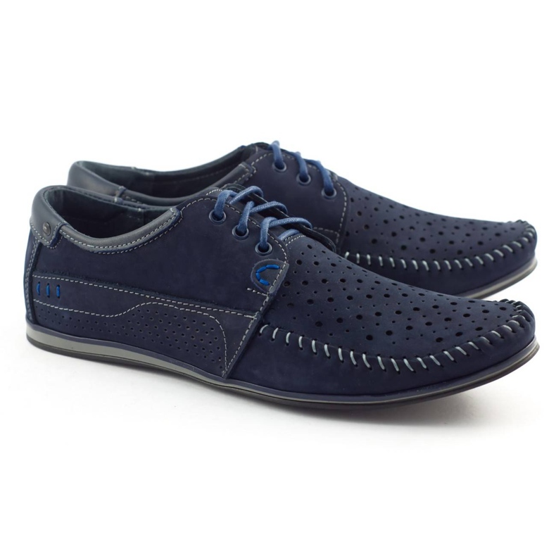 KOMODO Chaussures d'été homme, mocassins 875, bleu marine 2