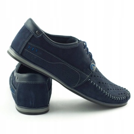KOMODO Chaussures d'été homme, mocassins 875, bleu marine 4