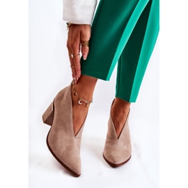 Bottes en cuir à talons hauts Laura Messi Beige clair 2344 1 Bottes en cuir à talons hauts Laura Messi Beige clair 2344 1