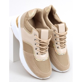 Chaussures de sport sur un talon compensé Toni Khaki caché vert 3