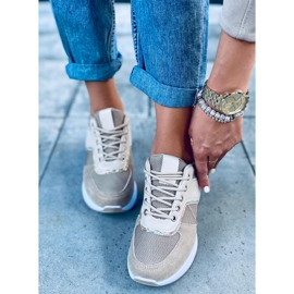 Chaussures de sport sur un talon compensé Toni Khaki caché vert 5