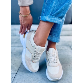 Chaussures de sport sur un talon compensé Toni Beige caché 1 Chaussures de sport sur un talon compensé Toni Beige caché 1