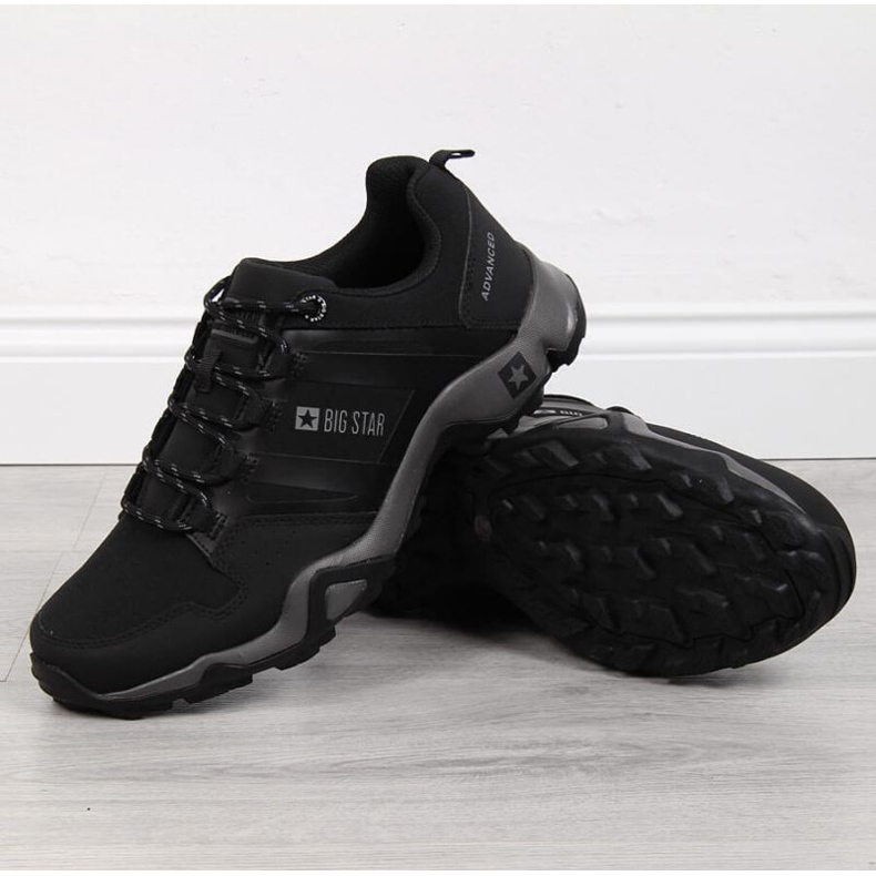 Chaussures de sport Big Star M GG174269 noires le noir 1