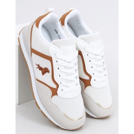 Chaussures de sport femme Furlo Camel beige blanc brun 2
