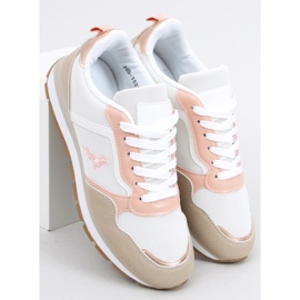 Chaussures de sport femme Furlo Rose beige blanc 2