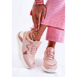 PG1 Baskets à la mode pour femmes Rose Allie 1