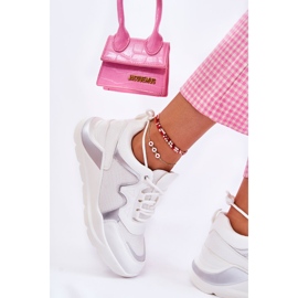 Baskets à la mode pour femmes White Allie blanche 4