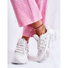 PE1 Chaussures de sport femme Baskets Blanc Daren 1