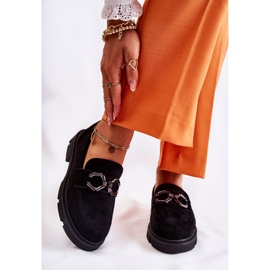 FL1 Mocassins En Daim Avec Décoration Janissa Noire le noir 3