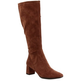Bottes femme Caprice 25517-29 Dk cognac strech brun 1