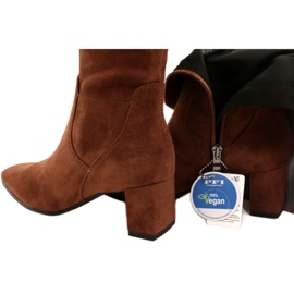 Bottes femme Caprice 25517-29 Dk cognac strech brun 5