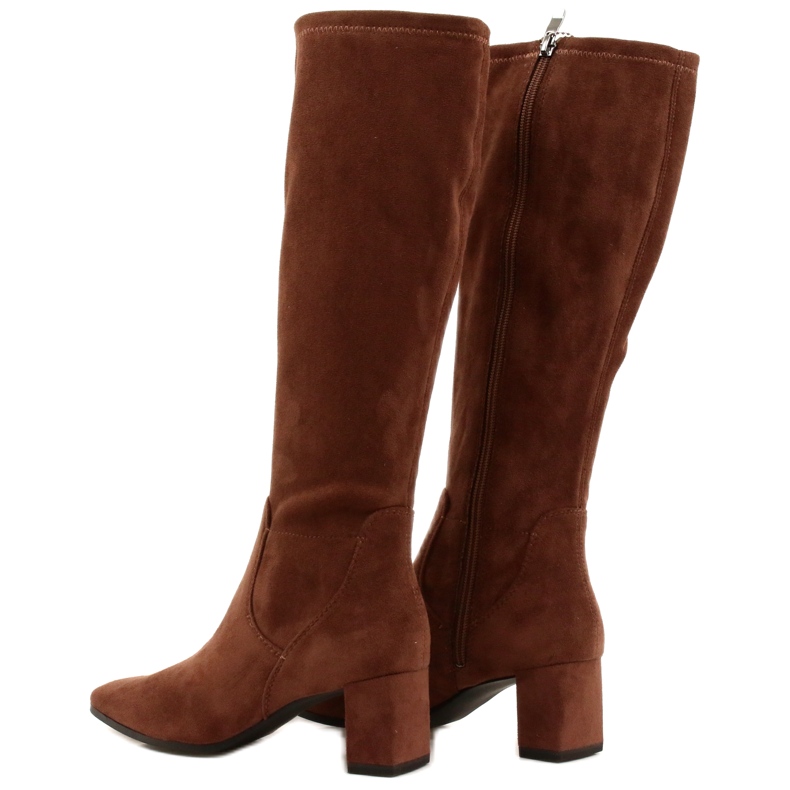 Bottes femme Caprice 25517-29 Dk cognac strech brun 3
