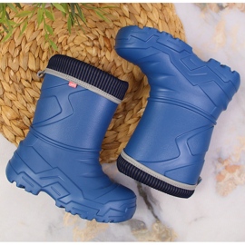 Galoches pour enfants Grenade Befado avec un réchauffeur amovible bleu marin 2