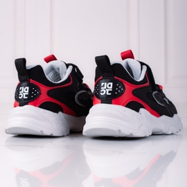 Baskets garçon Shelovet sur une plate-forme noire épaisse multicolore 1