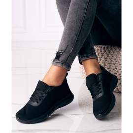 Baskets femme à lacets Shelovet noir le noir 1