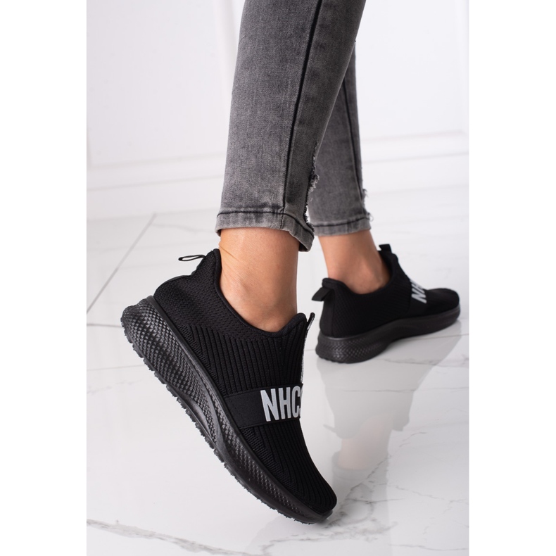 Baskets en textile femme Shelovet noires le noir 1 Baskets en textile femme Shelovet noires le noir 1
