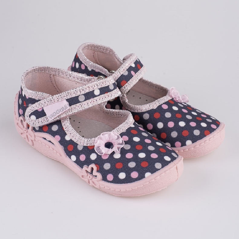 Chaussons fille Viggami Monika pois multicolore 1 Chaussons fille Viggami Monika pois multicolore 1
