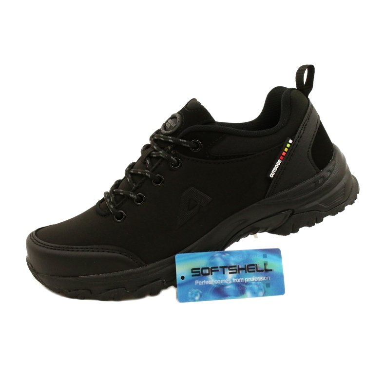 American Club Chaussures de sport américaines Softshell imperméables WT88 / 22 noir 6