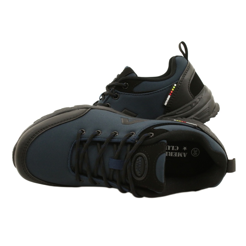 American Club Chaussures de Sport Softshell Américaines Waterproof WT88/22 Bleu Marine 6