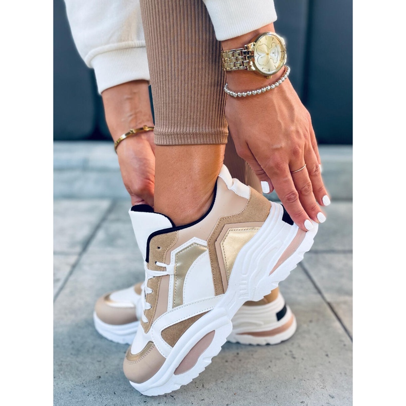 Chaussures de sport femme Vesta Kaki beige 1