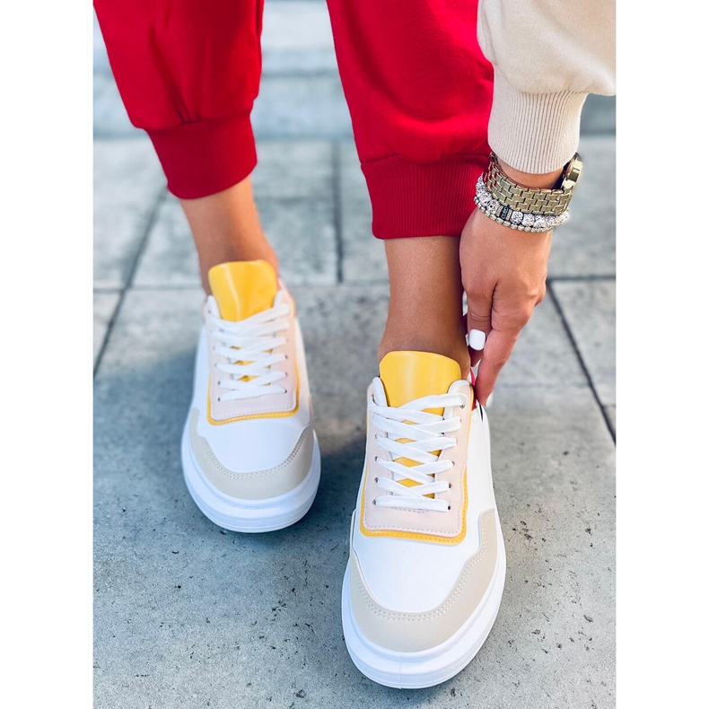 Chaussures de sport femme Dory Bordeaux blanc 1