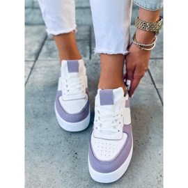 Chaussures de sport femme Zetto Violet blanc 1