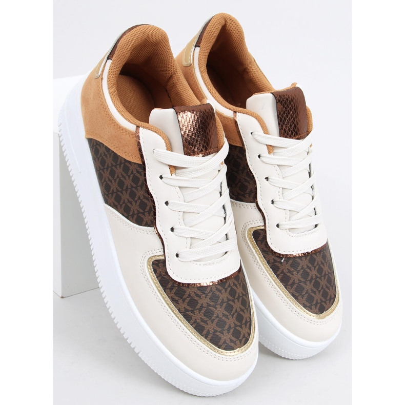 Chaussures de sport femme Glovi Camel brun multicolore 2 Chaussures de sport femme Glovi Camel brun multicolore 2