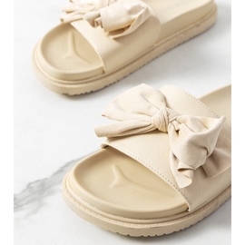 Chaussons Embley beiges pour femme 1