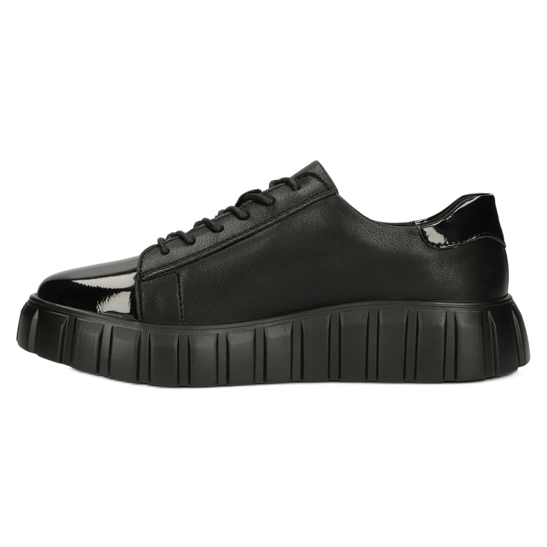 Baskets en cuir Filippo DP4138 noir 4