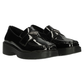 Filippo DP3930/22 BK Mocassins laqués, Noir 4