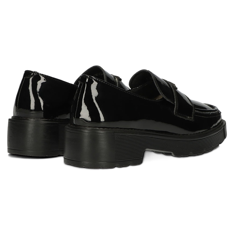 Filippo DP3930/22 BK Mocassins laqués, Noir le noir 5