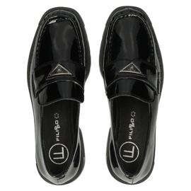 Filippo DP3930/22 BK Mocassins laqués, Noir 3