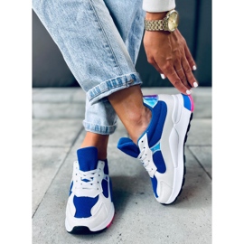 Baskets Hera BLEU / BLANC 1