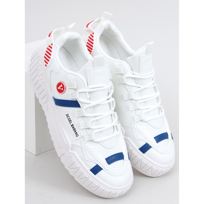 Baskets Bang Red blanche rouge 2