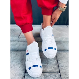 Baskets Bang Red blanche rouge 4