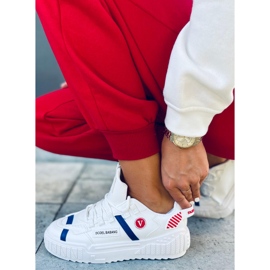 Baskets Bang Red blanc rouge 1