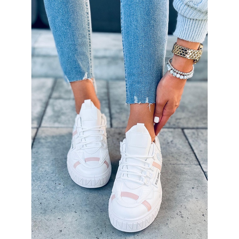 Baskets Bang Blue blanche bleu 1