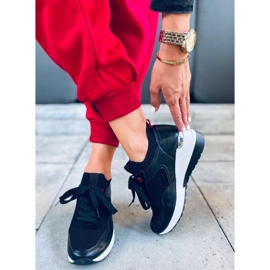 Baskets compensées Fenix ​​noires le noir 5