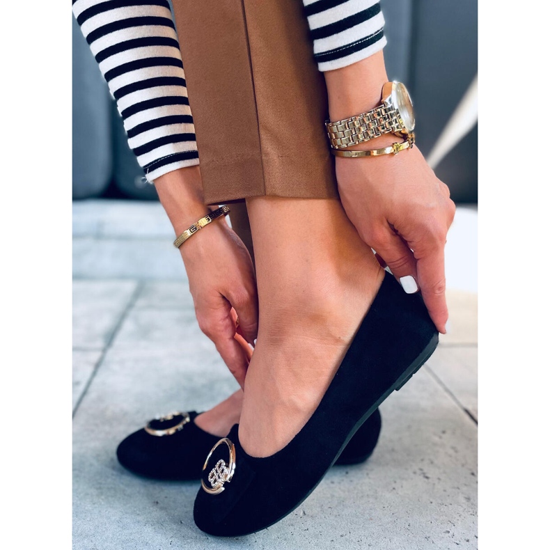 BM Ballerines femme Gauri Noir le noir 1