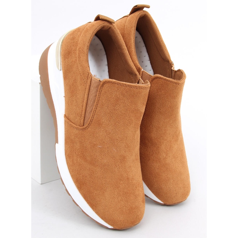 Chaussures compensées Biflo Camel brun 2