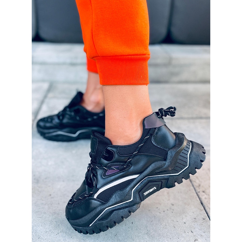 Baskets Berta Black le noir 1