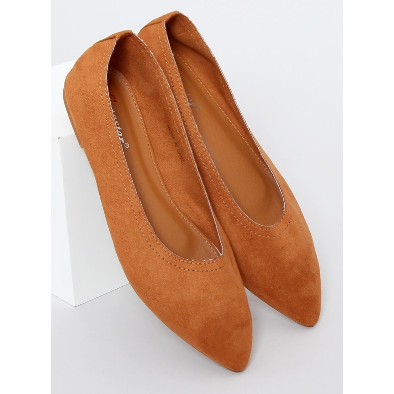 Ballerines femme camel NK19P Camel brun 1