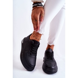 PG1 Chaussures de sport en cuir Jennys noires classiques 1