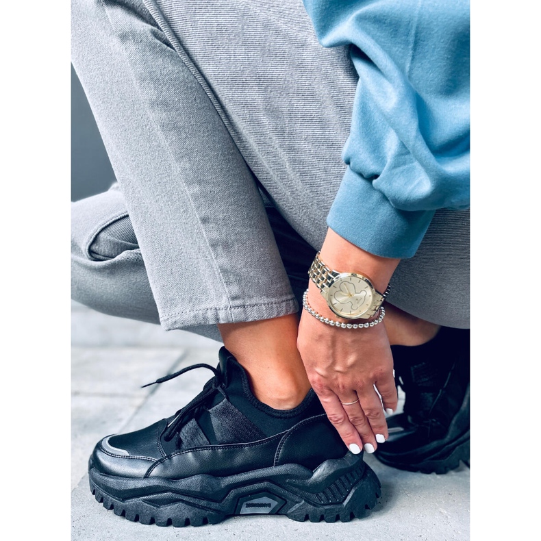 Baskets noires Aston le noir 1