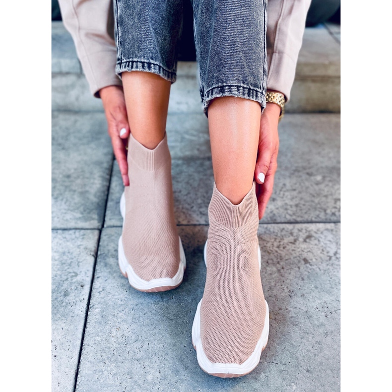 Chaussettes Nova Khaki beige 1