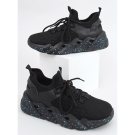 Indu Chaussures de sport chaussettes noires le noir 2 Indu Chaussures de sport chaussettes noires le noir 2