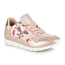 Mckeylor Baskets pour femmes avec une fixation rose 4