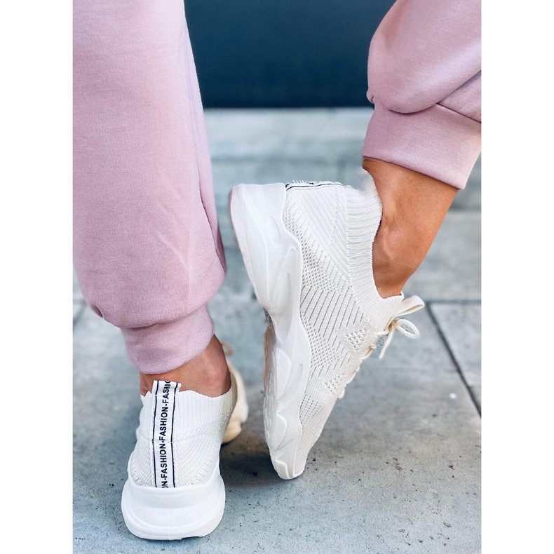 Chaussures de sport chaussette Fresto Beige 1 Chaussures de sport chaussette Fresto Beige 1